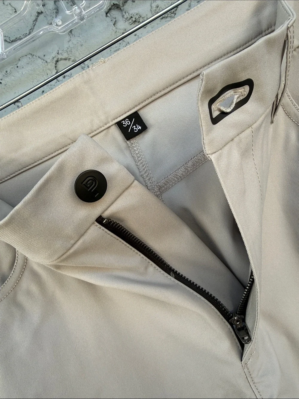 Public Rec Dealmaker Classic 5 Pocket Straight-Leg Pants in Gray 36x34 NWOT